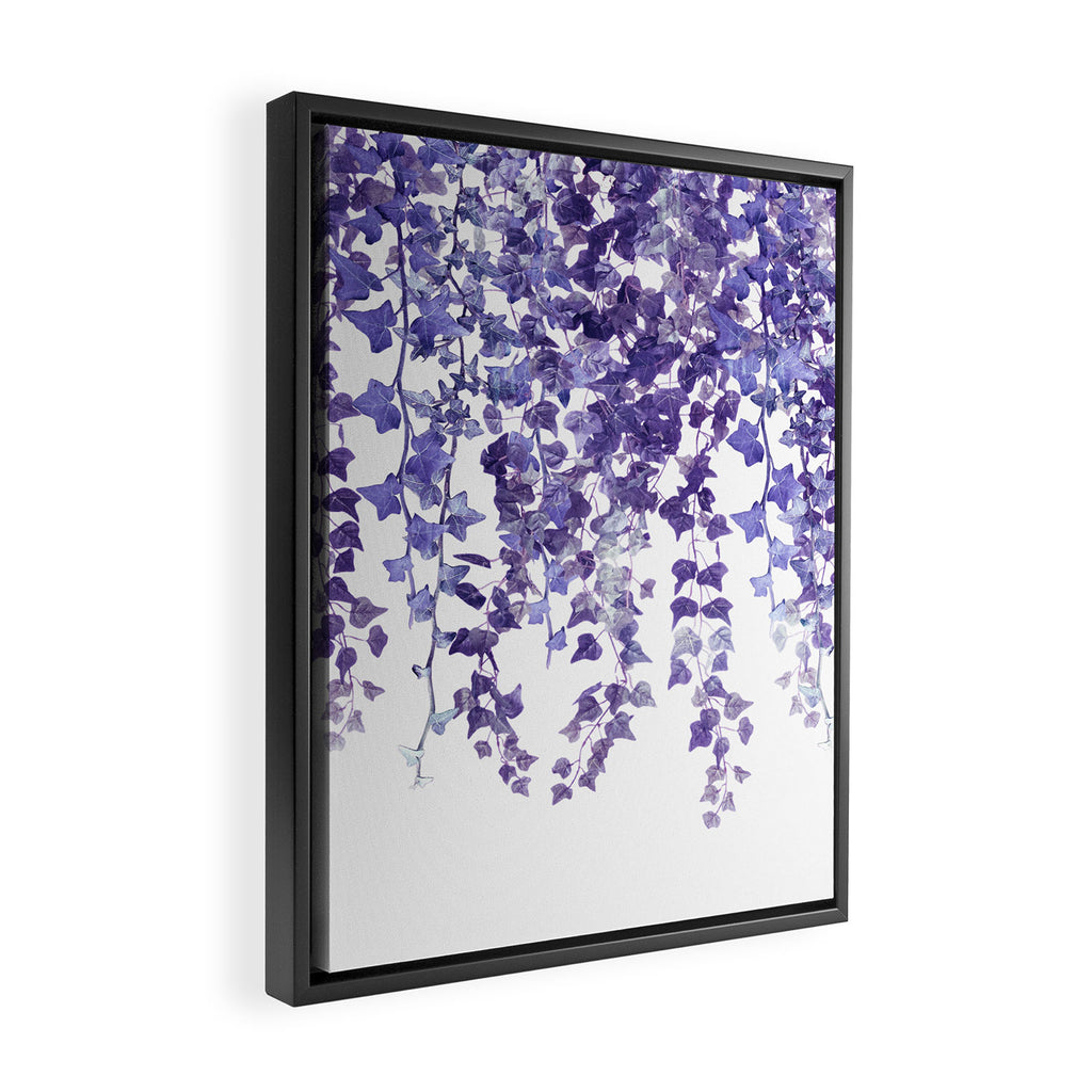 Purple Ivy Framed Canvas Print Gallery Image 2