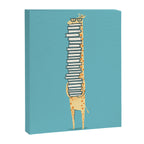 A Book Lover (blue) Canvas Print Gallery Image 6