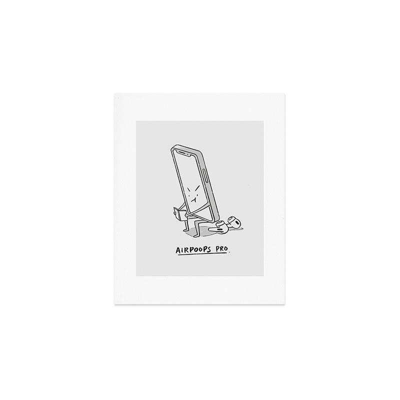AirPoops Pro Art Print Gallery Image 1