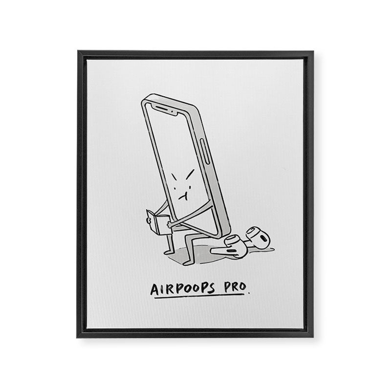 AirPoops Pro Framed Canvas Print Gallery Image 8