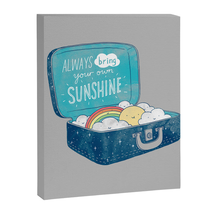 Always bring your own sunshine Canvas Print Gallery Image 1