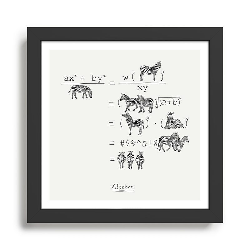 Alzebra Framed Art Print Gallery Image 1