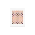 Ballet of Mustache Pattern Art Print Gallery Image 1
