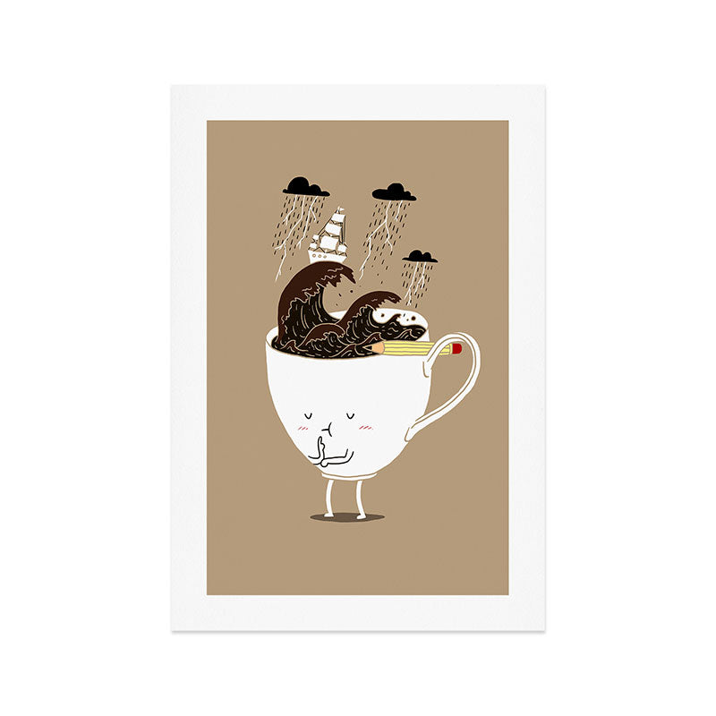 Brainstorming Coffee Art Print Gallery Image 1