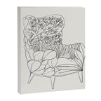 Cat and Plant 19 Canvas Print Gallery Image 6