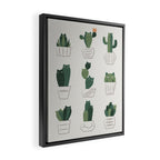 Cat and Plant 20: Cattus Framed Canvas Print Gallery Image 2