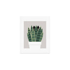 Cat and Plant 22: Sneak Plant Art Print Gallery Image 1