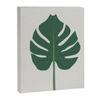 Cat and Plant 24: Meowstera Leaf Canvas Print Gallery Image 6