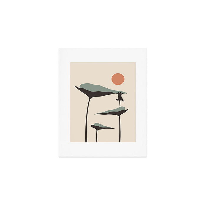 Cat and Plant 30 Art Print Gallery Image 1