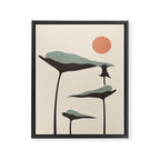 Cat and Plant 30 Framed Canvas Print Gallery Image 6