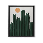 Cat and Plant 31 Framed Canvas Print Gallery Image 6