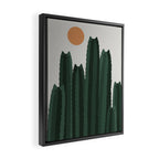 Cat and Plant 31 Framed Canvas Print Gallery Image 2