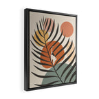 Cat and Plant 32 Framed Canvas Print Gallery Image 2