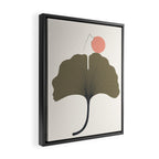 Cat and Plant 33 Framed Canvas Print Gallery Image 2