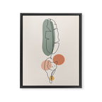 Cat and Plant 35 Framed Canvas Print Gallery Image 6