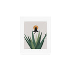 Cat and Plant 43: Nameowste Art Print Gallery Image 1