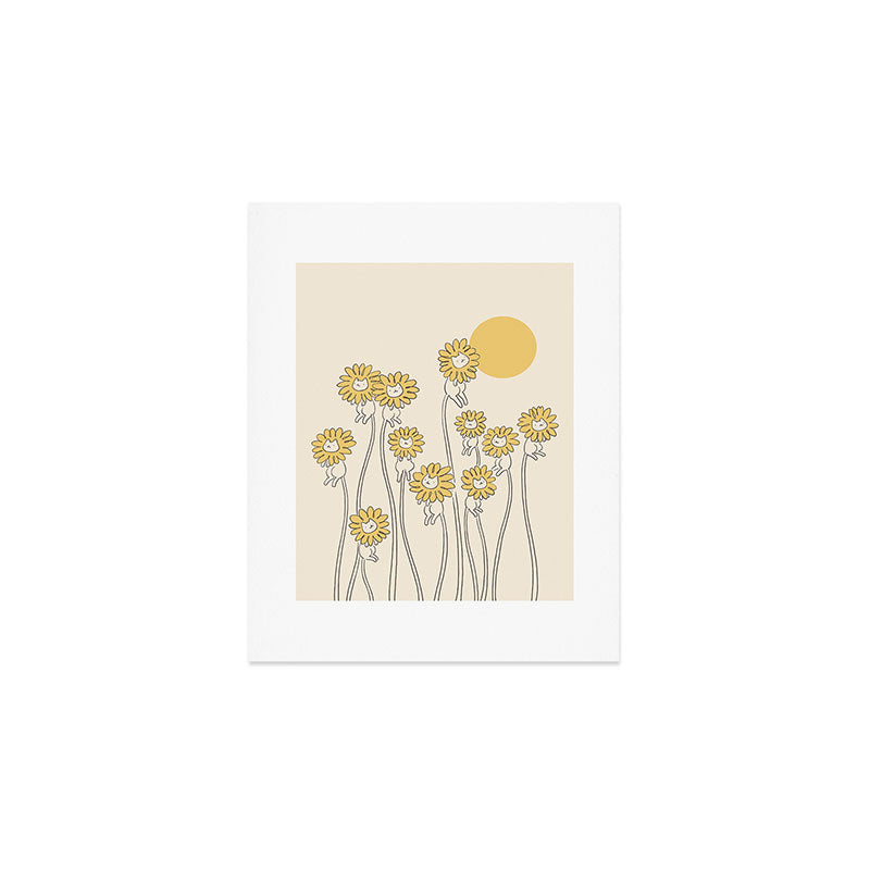 Cat and Plant 45 Art Print Gallery Image 1