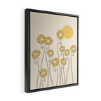 Cat and Plant 45 Framed Canvas Print Gallery Image 2