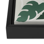 Cat and Plant 47 Framed Canvas Print Gallery Image 3
