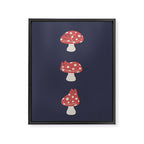 Cat and Plant 48: Cat Mushroom Framed Canvas Print Gallery Image 6