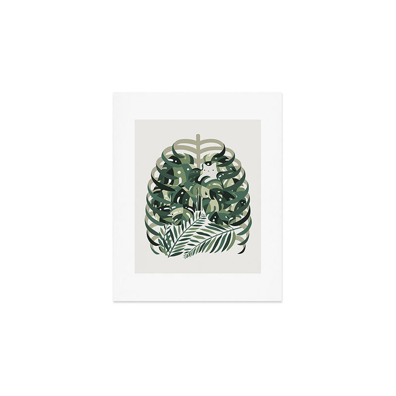 Cat and Plant 56 Art Print Gallery Image 1