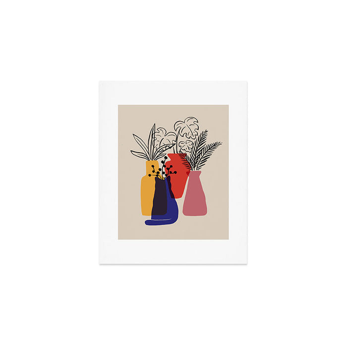 Cat and Plant 66 Art Print Gallery Image 1