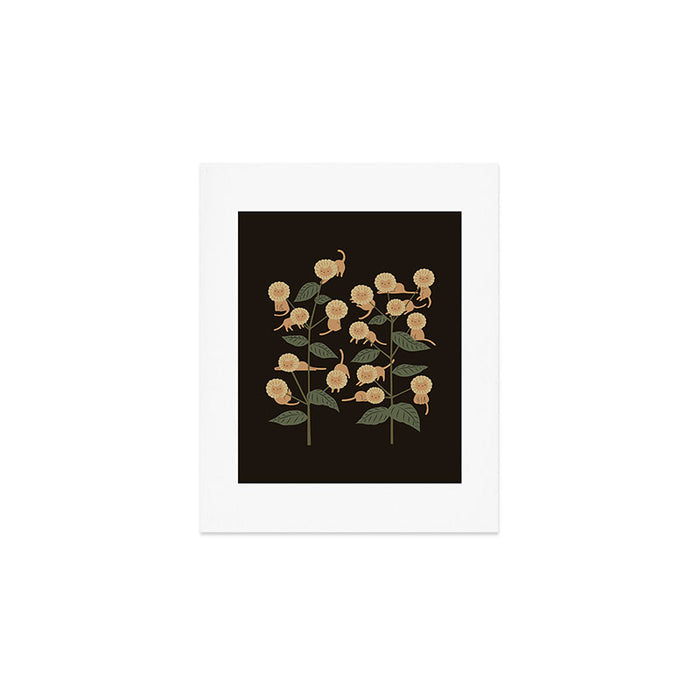 Cat and Plant 7: Catmouflage 2 Art Print Gallery Image 1