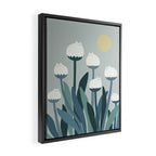 Cat and Plant 76 Framed Canvas Print Gallery Image 2