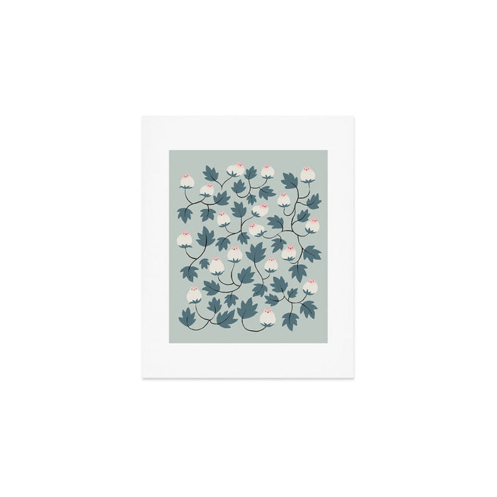 Cat and Plant 77 Art Print Gallery Image 1