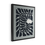 Cat and Plant 81 Framed Canvas Print Gallery Image 2