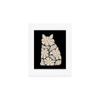 Cat and Plant 83 Art Print Gallery Image 1