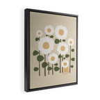 Cat and plant: Catmouflage Framed Canvas Print Gallery Image 2