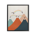 Cat Landscape 101 Framed Canvas Print Gallery Image 8