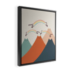 Cat Landscape 101 Framed Canvas Print Gallery Image 2