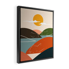 Cat Landscape 104 Framed Canvas Print Gallery Image 2