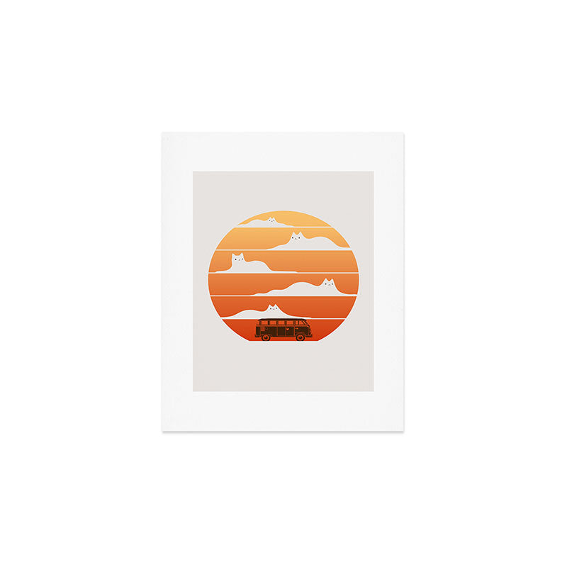 Cat Landscape 106 Art Print Gallery Image 1