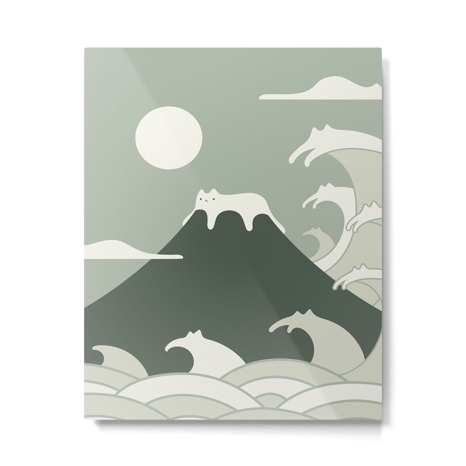 Cat Landscape 108 Metal Print Gallery Image 4