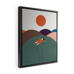 Cat Landscape 111 Framed Canvas Print Gallery Image 2