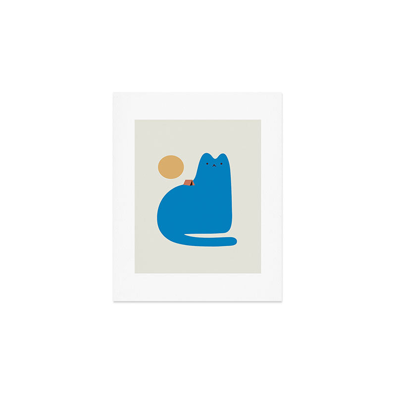 Cat Landscape 118B: Purrfect Campsite B Art Print Gallery Image 1