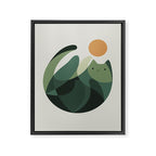 Cat Landscape 121 Framed Canvas Print Gallery Image 8