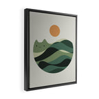 Cat Landscape 123 Framed Canvas Print Gallery Image 2