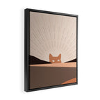 Cat Landscape 124 Framed Canvas Print Gallery Image 2