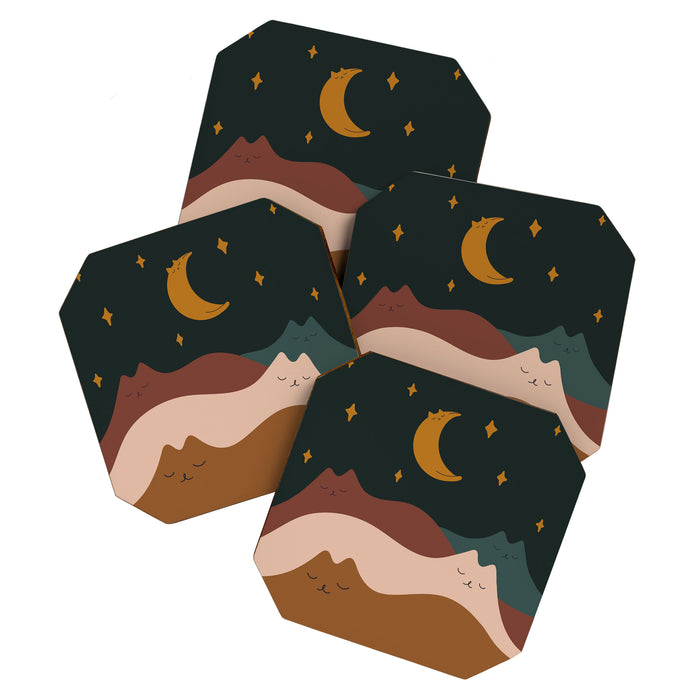 Cat Landscape 133 Coaster Gallery Image 1