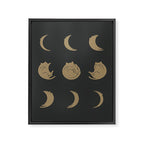 Cat Landscape 136: Cat Moon Framed Canvas Print Gallery Image 8