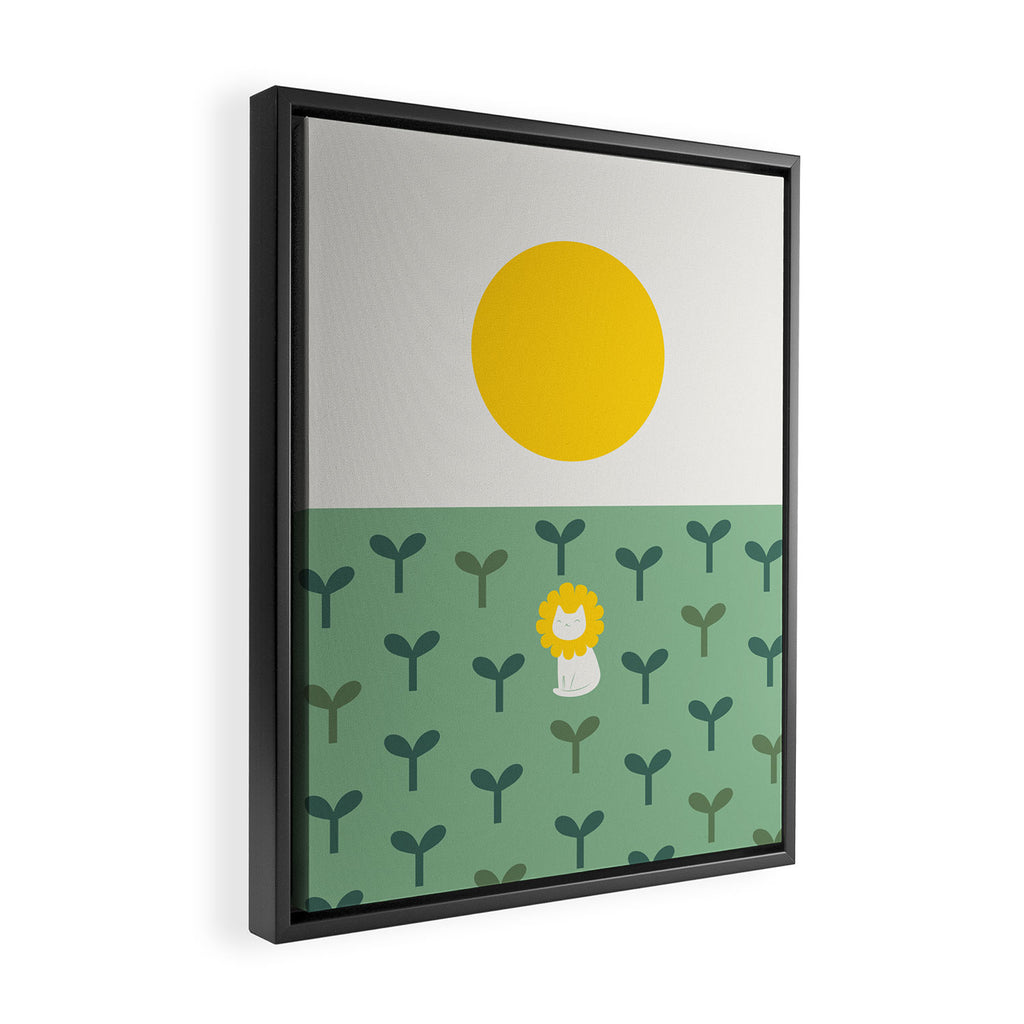 Cat Landscape 139: Someday Framed Canvas Print Gallery Image 2