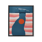 Cat Landscape 14 Framed Canvas Print Gallery Image 6
