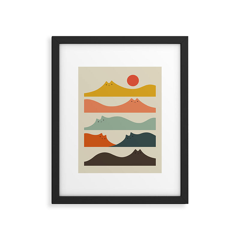 Cat Landscape 141 Framed Art Print Gallery Image 4