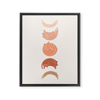 Cat Landscape 142: Cat Moon Framed Canvas Print Gallery Image 8