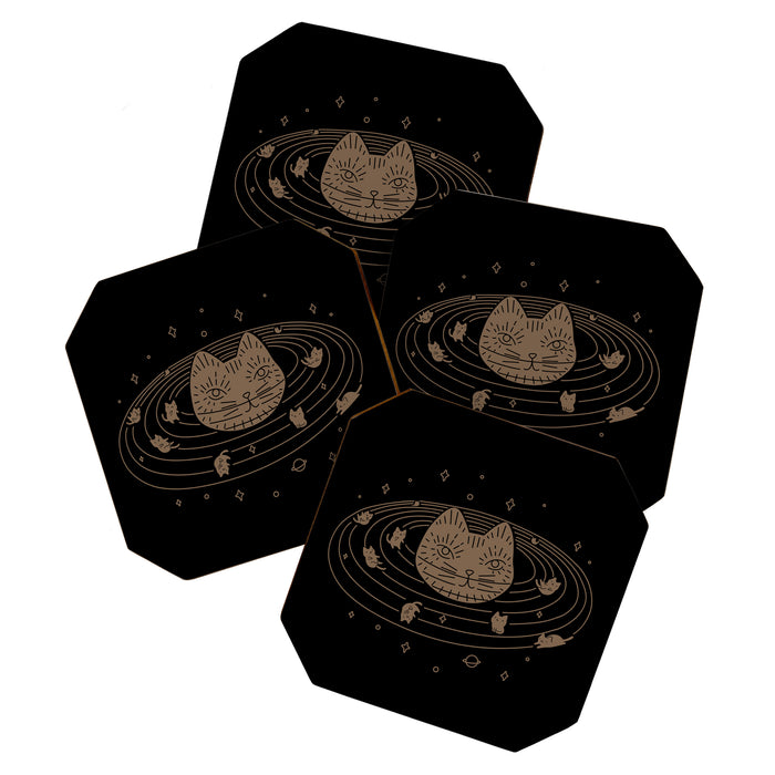 Cat Landscape 147: Caturn Coaster Gallery Image 1