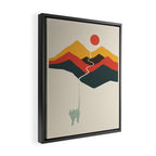 Cat Landscape 149 Framed Canvas Print Gallery Image 2